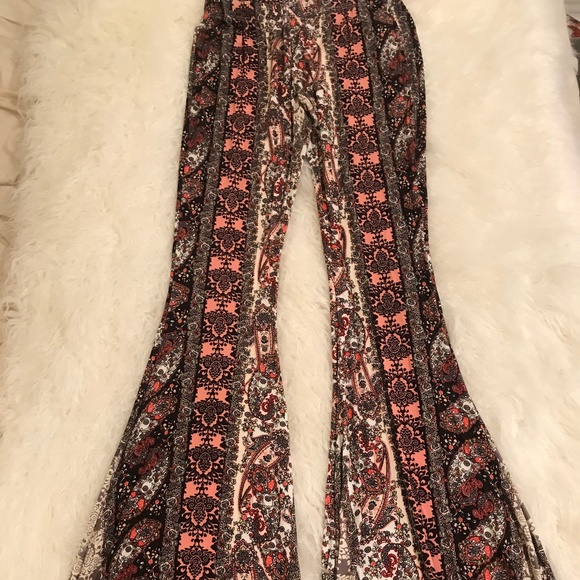 patterned bell bottoms